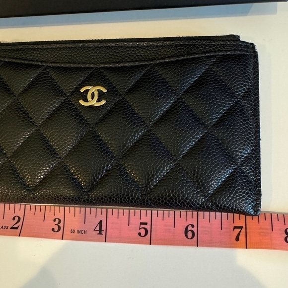 Chanel zipper wallet pouch. - Picture 3 of 12